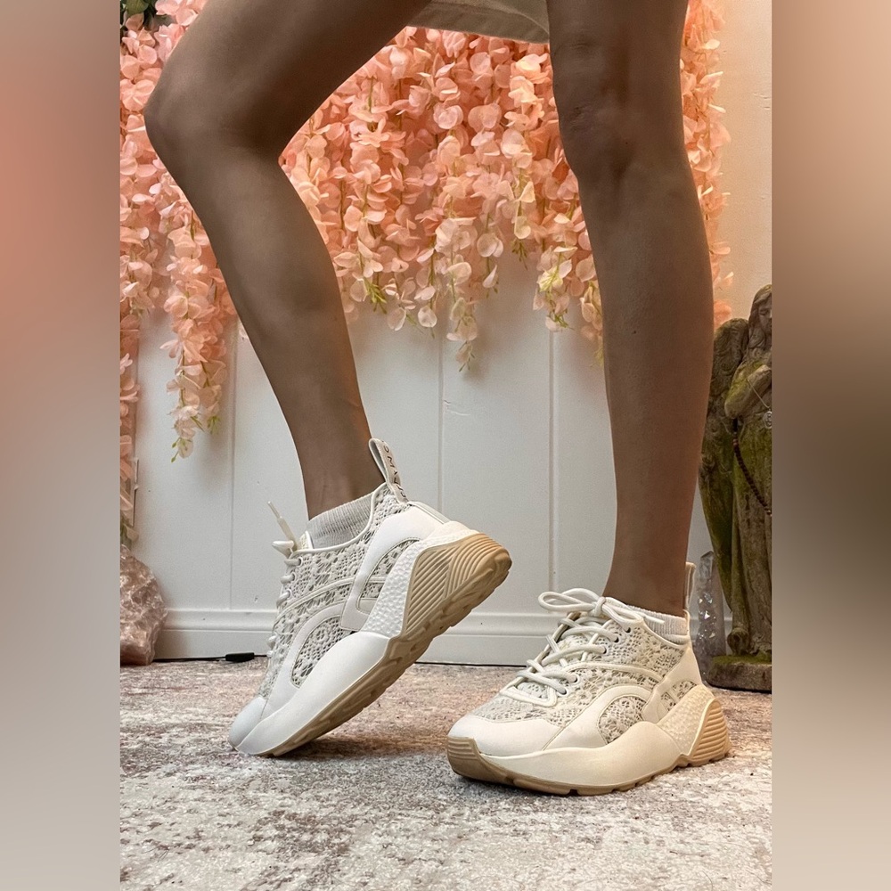 Stella McCartney Eclypse Lace Sneakers Size EU 38 US 8 fits like 7.5